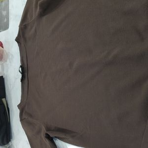 Ann Taylor long sleeve brown top excellent condition